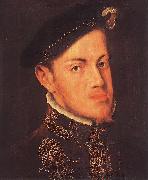 MOR VAN DASHORST, Anthonis Portrait of the Philip II, King of Spain sg oil on canvas
